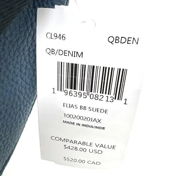 Coach Elias Belt Bag Denim Blue Suede Leather CL946 - Picture 9 of 9